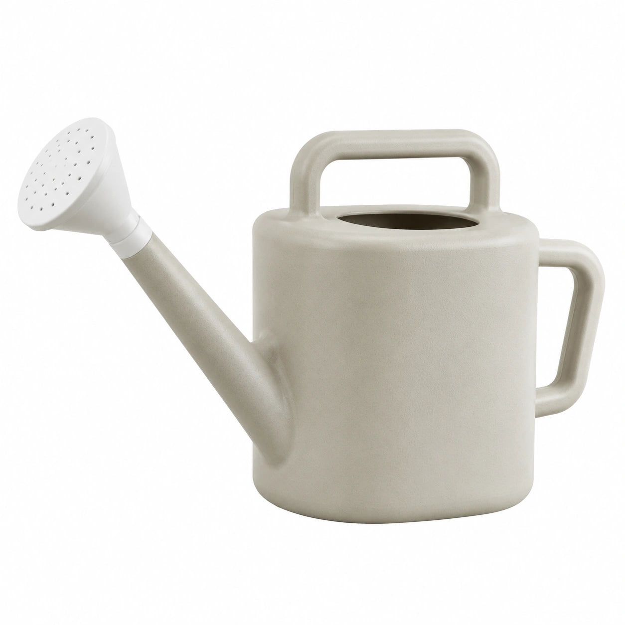 Arrosoir Beige en Plastique 5L avec Bec Amovible