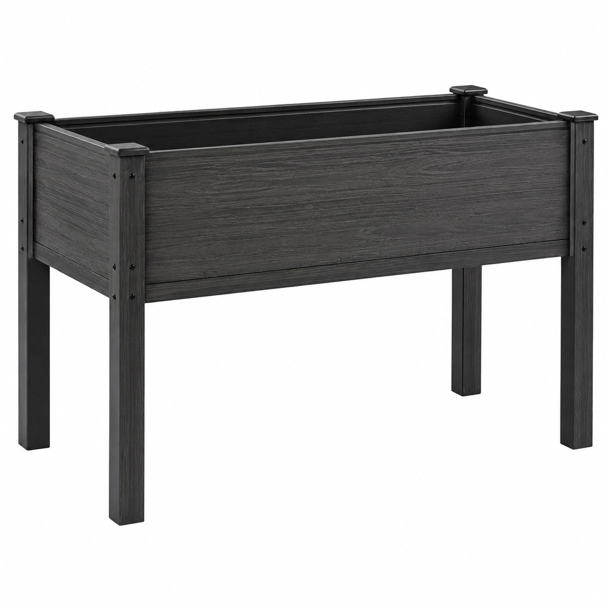 Jardinière surélevée extérieure anthracite
