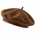 Béret classique marron