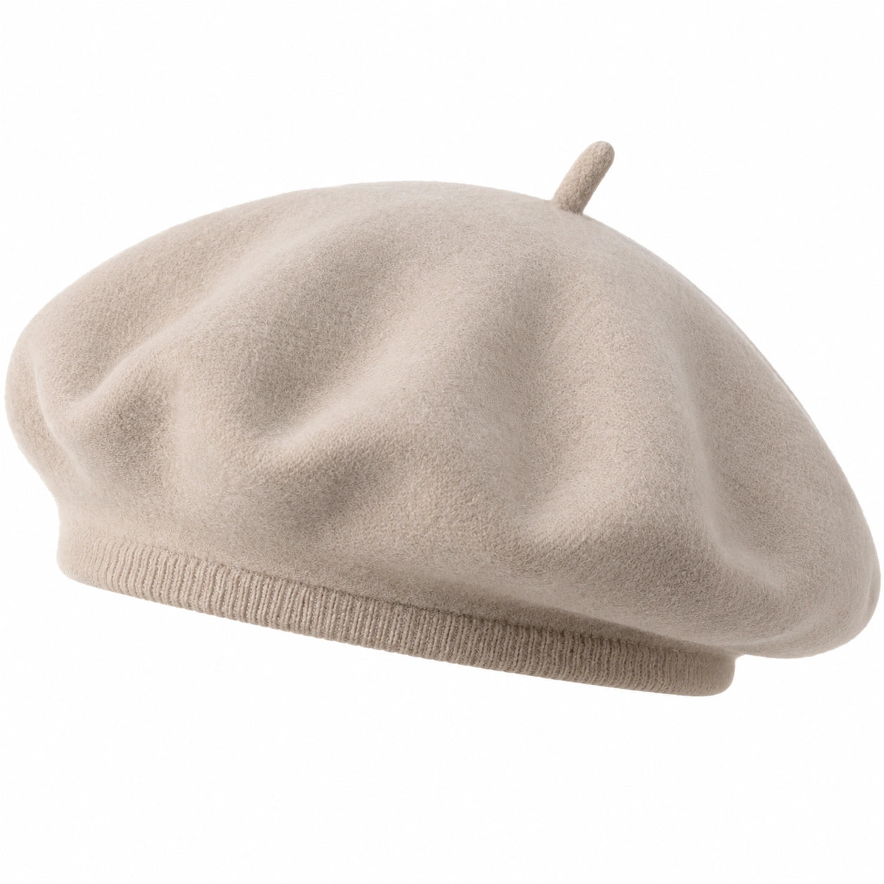 Béret Élegant Beige pour Adultes