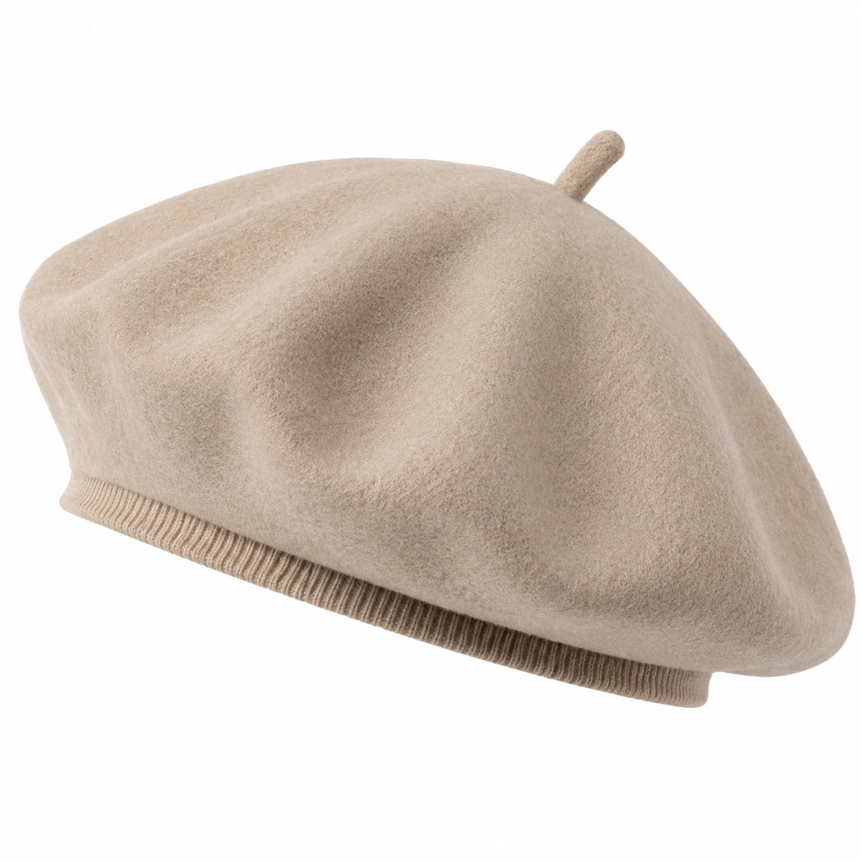Béret Classique Beige Élégant pour Adultes