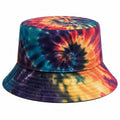 Bob unisexe motif tie-dye multicolore