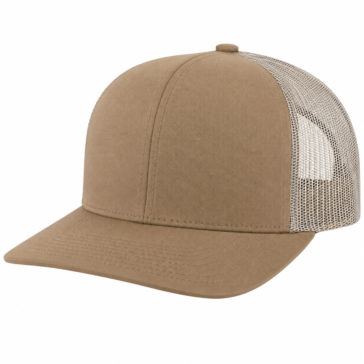 Casquette beige avec dos en filet respirant