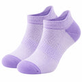 Chaussettes courtes lilas respirantes pour adultes