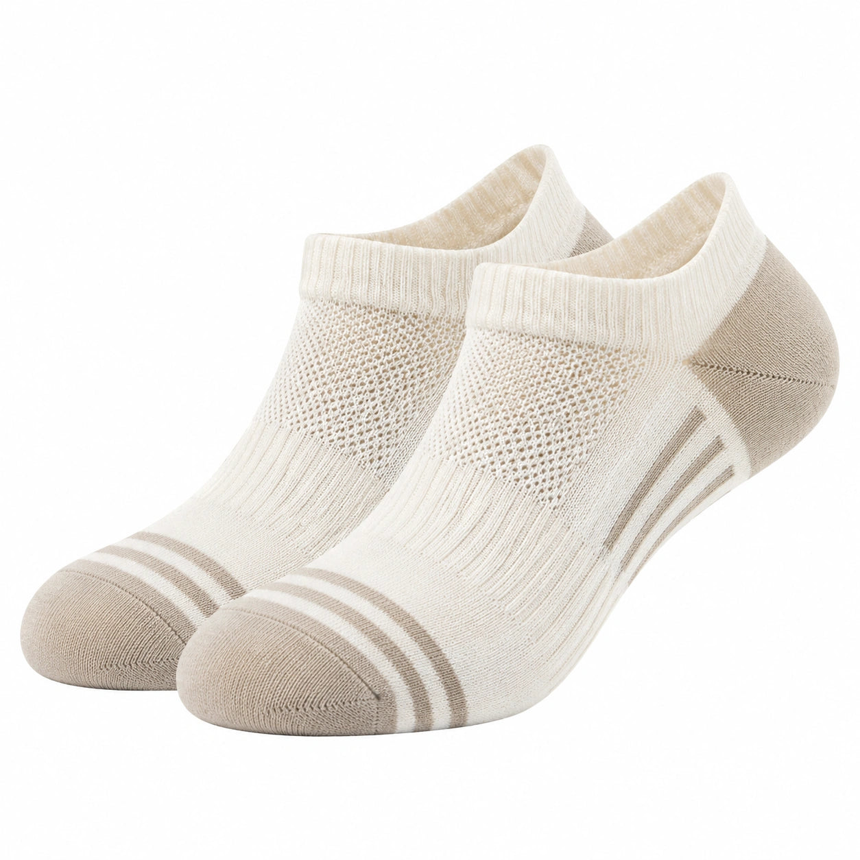 Chaussettes Basses Respirantes Beige