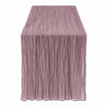 Chemin de Table en Tissu Plissé Violet